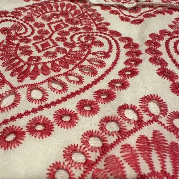 Adelyn Rae White and Pink Patterned Midi Dress - Picture 4 of 9